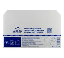 Одноразовые покрытия на унитаз Luscan Prof Optima 1/2 сложения 250шт/уп