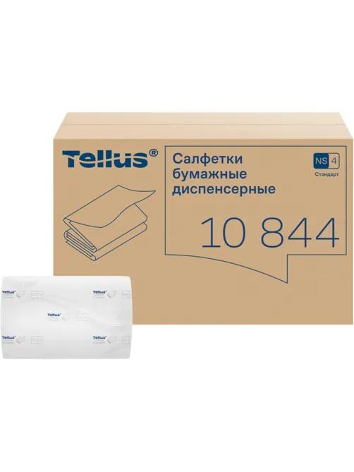 Салфетки бумажные д/дисп Торк/Tellus Экспресснап N4 200л 20пач/уп 10844