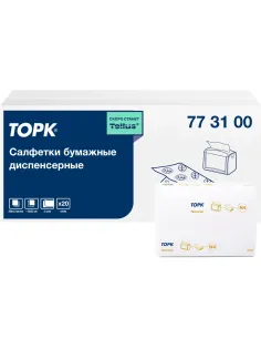 Салфетки бумажные д/дисп Торк Экспресснап Прем 2слN4 200л20пач/уп,цел773100