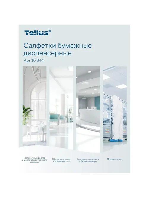 Салфетки бумажные д/дисп Торк/Tellus Экспресснап N4 200л 20пач/уп 10844