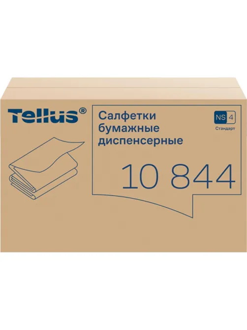 Салфетки бумажные д/дисп Торк/Tellus Экспресснап N4 200л 20пач/уп 10844