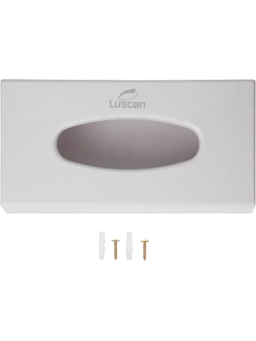 Диспенсер для салфеток косметических Luscan пласт.белый