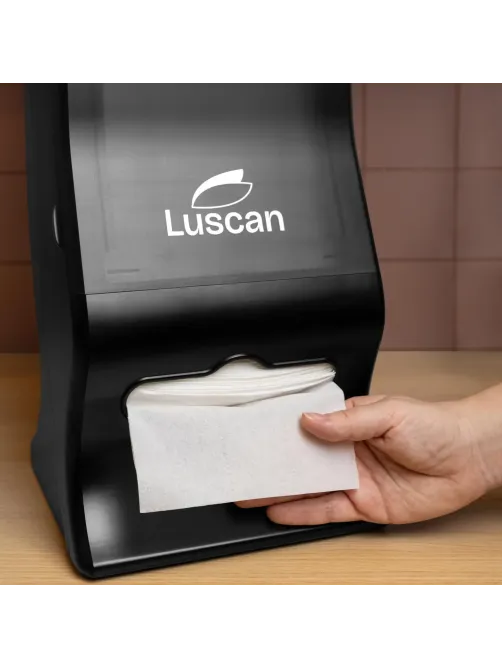 Диспенсер для салфеток вертикальный Luscan Professional N4 черный