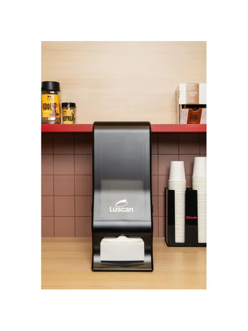 Диспенсер для салфеток вертикальный Luscan Professional N4 черный