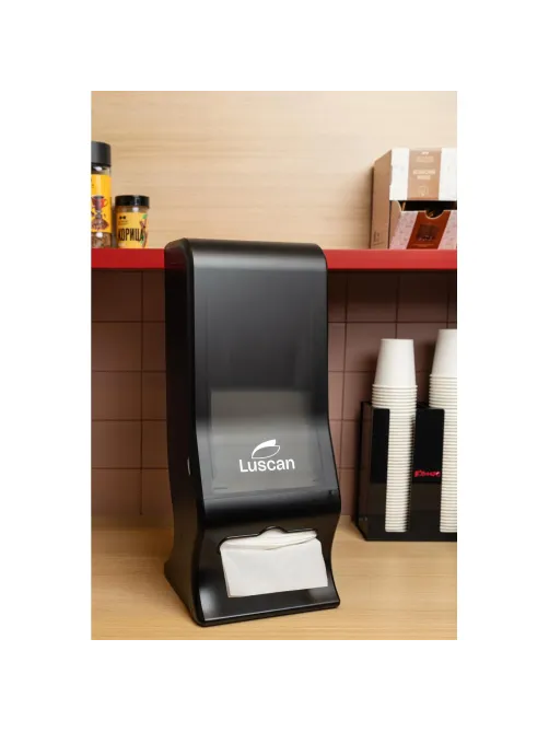 Диспенсер для салфеток вертикальный Luscan Professional N4 черный