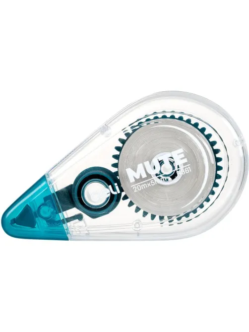 Корректирующая лента Deli Mute EH361 5 мм x 20м беззвучная ассорти блистер