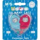 Корректирующая лента M&G So Many Cats 5мм x 5м, 2 шт.в упак, в ассорт