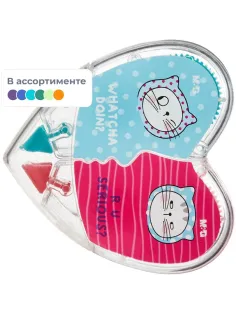 Корректирующая лента M&G So Many Cats 5мм x 5м, 2 шт.в упак, в ассорт