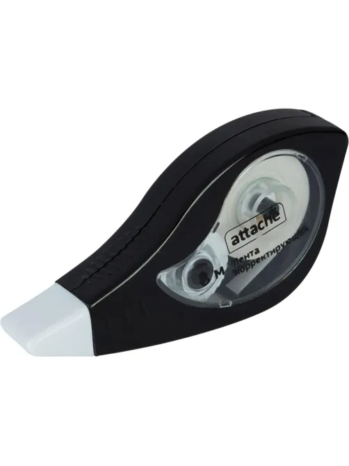 Корректирующая лента 5ммx8м Attache Black & White черный корпусбелый колп