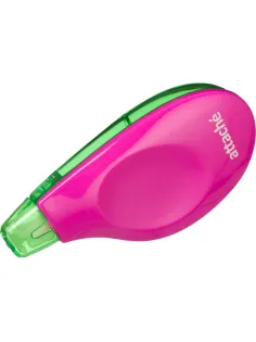 Корректирующая лента Attache Neon, 5мм x 6м, розово-зелен, блистер