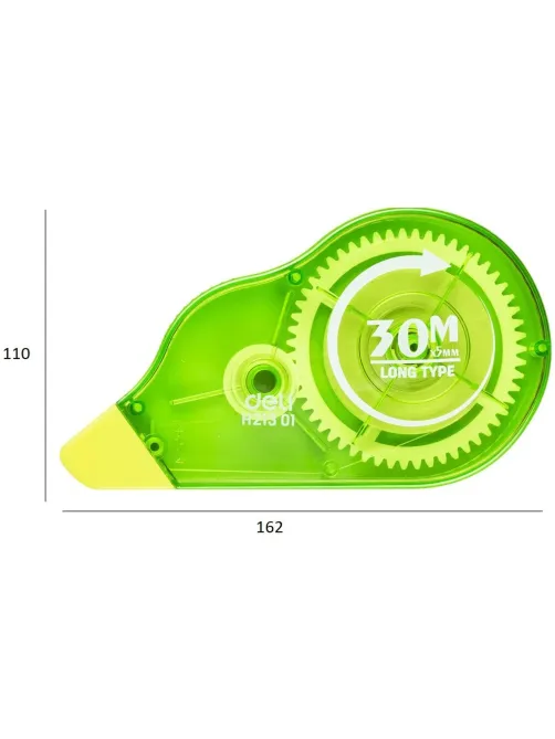 Корректирующая лента Deli EH21301 5мм x 30м, цвет в ассортименте, блистер