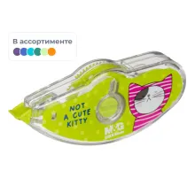 Корректирующая лента M&G So Many Cats 5 мм x 6 м, ассорти, блистер