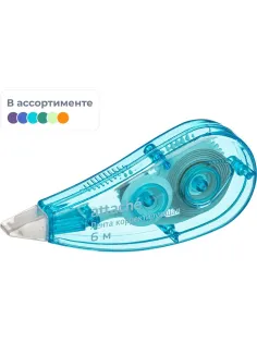 Корректирующая лента 5ммх6м, цвет ассорти, AN