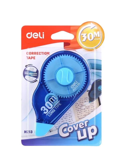 Корректирующая лента Deli EH21301 5мм x 30м, цвет в ассортименте, блистер