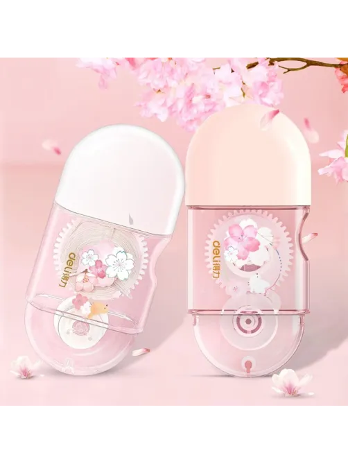Корректирующая лента Deli Sakura 71540 5 мм x 8 м пластик корпус ассорти