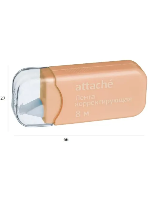 Корректирующая лента Attache Economy 5ммх8м, цвет пастель ассорти, AN