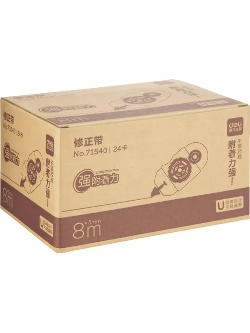 Корректирующая лента Deli Sakura 71540 5 мм x 8 м пластик корпус ассорти