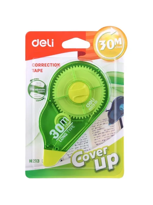 Корректирующая лента Deli EH21301 5мм x 30м, цвет в ассортименте, блистер