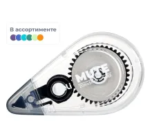 Корректирующая лента Deli Mute EH361 5 мм x 20м беззвучная ассорти блистер