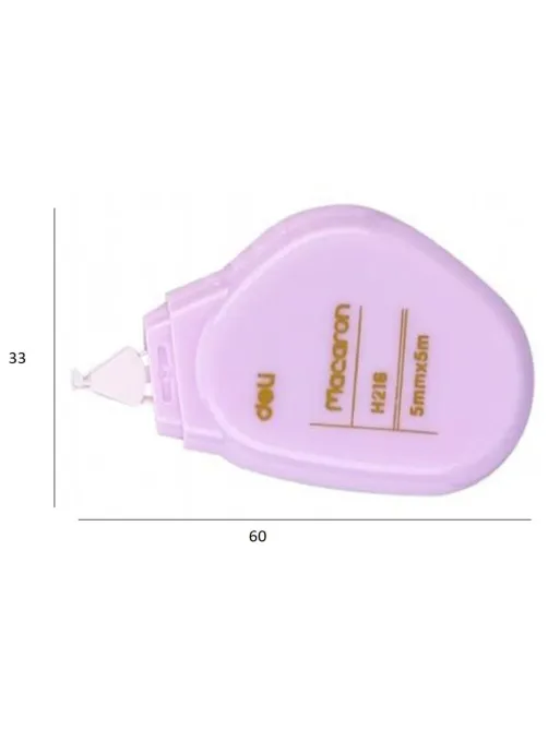 Корректирующая лента Deli EH21606 5 мм x 5 м, цвет в ассортименте