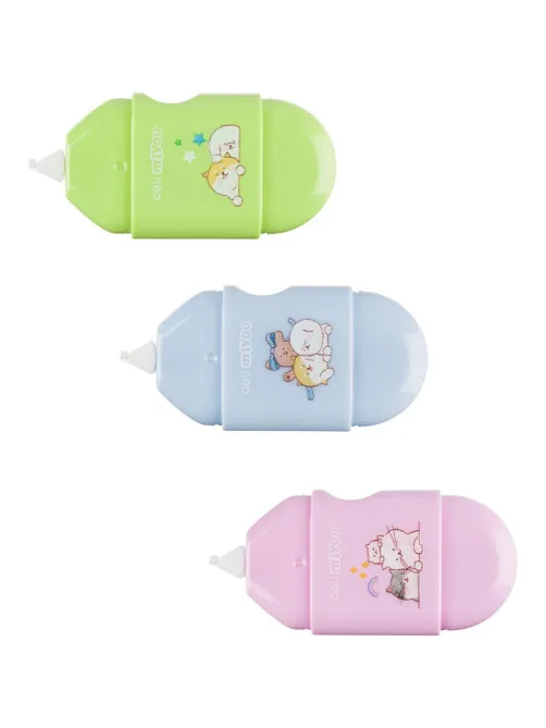 Корректирующая лента Deli MiYou EH353 5 мм x 8 м ассорти блистер