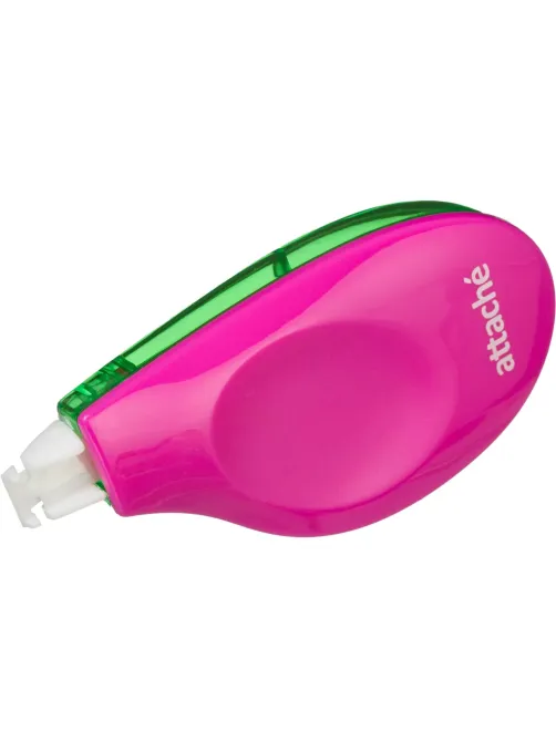 Корректирующая лента Attache Neon, 5мм x 6м, розово-зелен, блистер