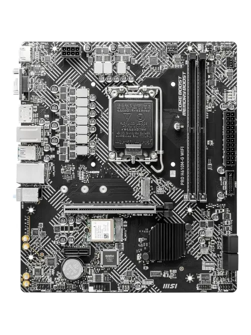Материнская плата MSI PRO H610M-G WIFI H610, s1700, 2xDDR5m, ATX