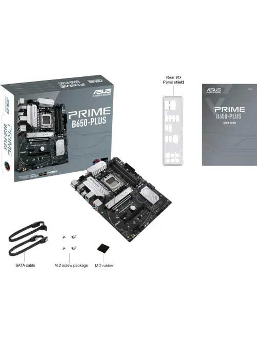Материнская плата Asus PRIME B650-PLUS sAM5 4xDDR5 ATX RAID+HDMI+DP