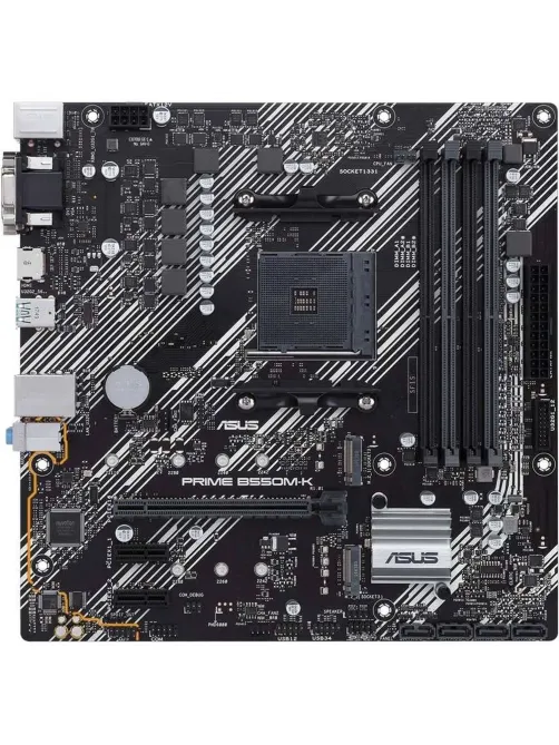 Материнская плата Asus PRIME B550M-K Soc-AM4 AMD 4xDDR4 mATX