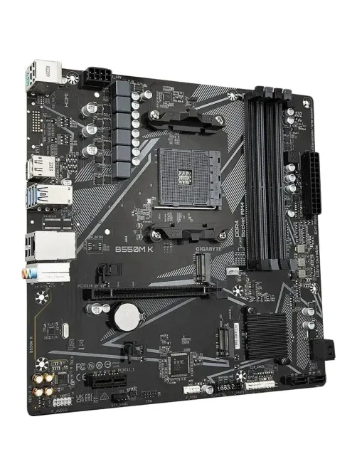 Материнская плата Gigabyte B550M K,sAM4,AMD B550,4xDDR4 mATX