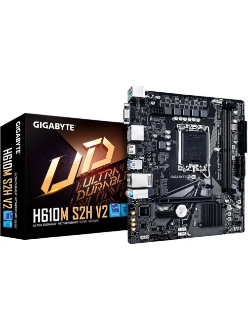Материнская плата GIGABYTE H610M S2H V2, H610 s1700, 4xDDR5, mATX