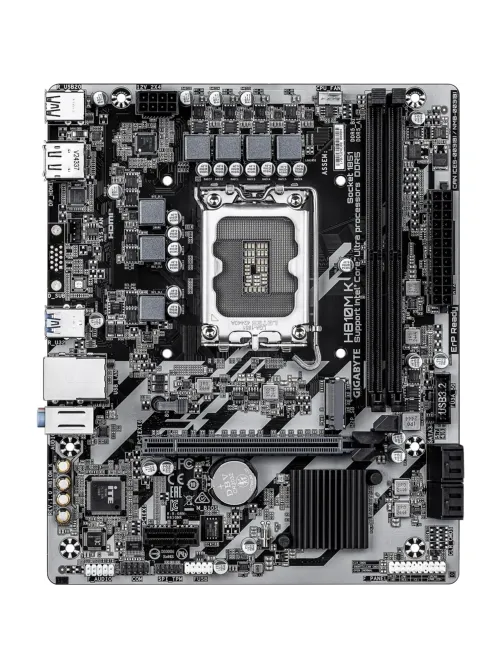 Материнская плата Gigabyte H810M K, LGA1851, H810, 2xDDR5, mATX