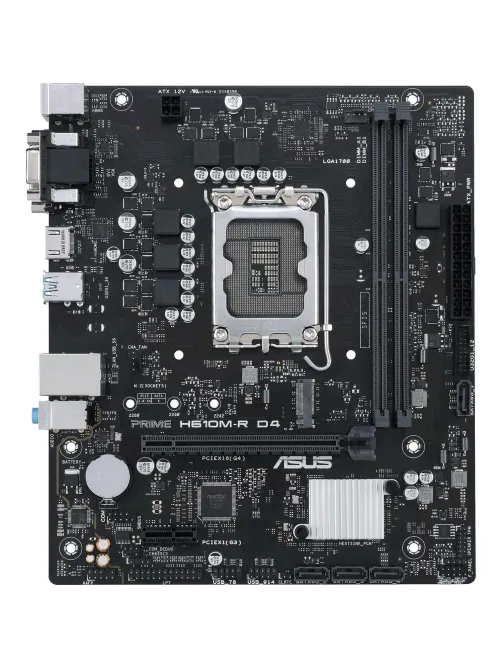 Материнская плата ASUS PRIME H610M-R D4-SI s1700 2xDDR4 mATX