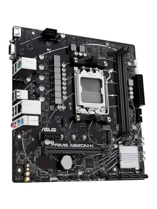 Материнская плата ASUS PRIME A620M-K, AM5, A620, 2xDDR5, mATX