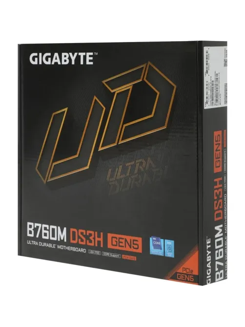 Материнская плата Gigabyte B760M DS3H GEN5, s1700, B760, 4xDDR5, mATX