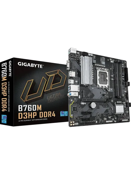 Материнская плата GIGABYTE B760M D3HP DDR4, s1700, intel B760, 4xDDR4, mATX