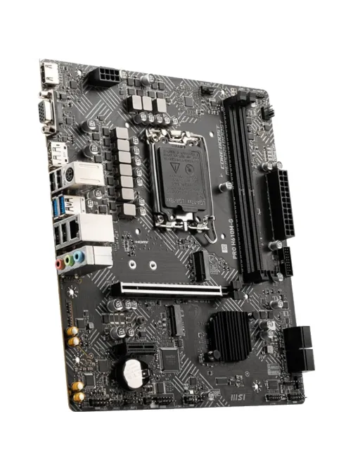 Материнская плата MSI PRO H610M-G, s1700, intel H610 2xDDR5, mATX