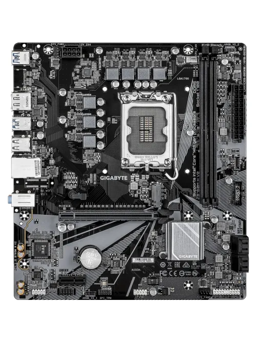 Материнская плата Gigabyte B760M H V2, s1700, B760, 2xDDR5, mATX