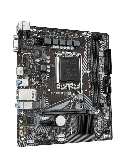 Материнская плата GIGABYTE H610M H V2, s1700, intel H610, 2xDDR5, mATX