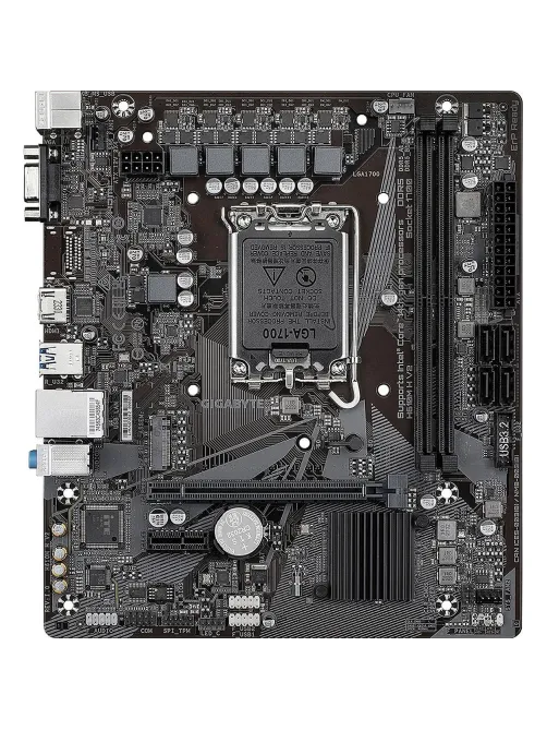 Материнская плата GIGABYTE H610M H V2, s1700, intel H610, 2xDDR5, mATX