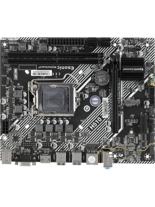 Материнская плата Esonic H510DA, intel H510, 2xDDR4-2666, mATX