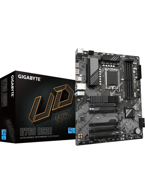 Материнская плата Gigabyte B760 DS3H s1700 Intel B760 4xDDR5 ATX