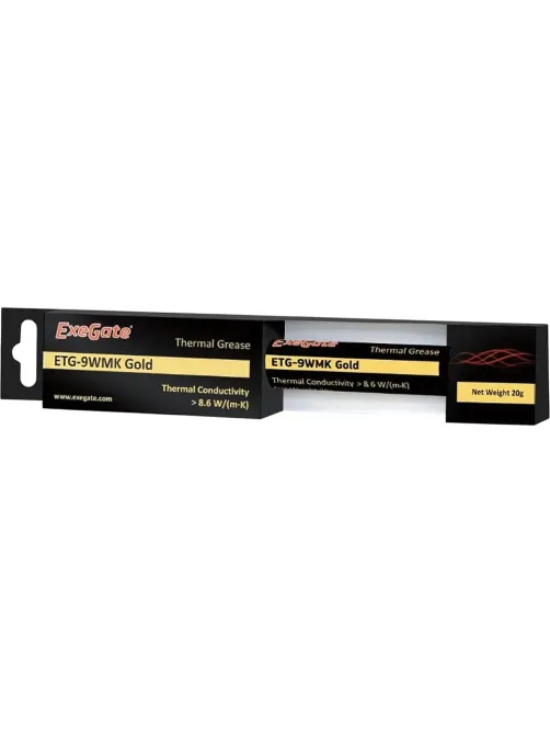 Термопаста ExeGate ETG-9WMK Gold 20г, шприц с лопаткой (EX282345RUS)