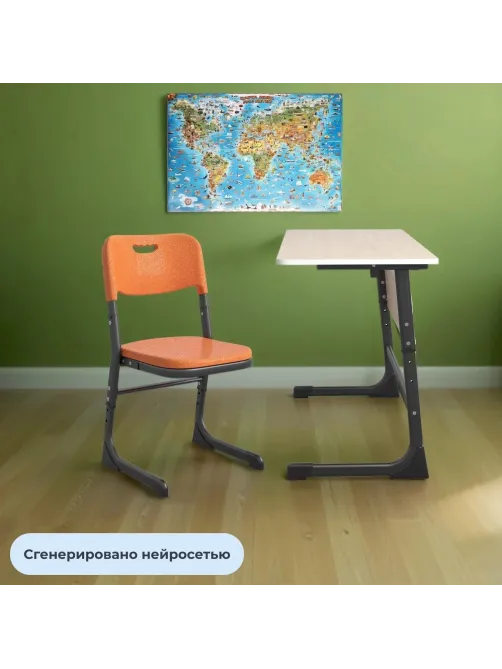 Парта MET_Стол ученический Комус Мебель Школа 2.0,2-м.зак уг.3-5р.г.бер/ант