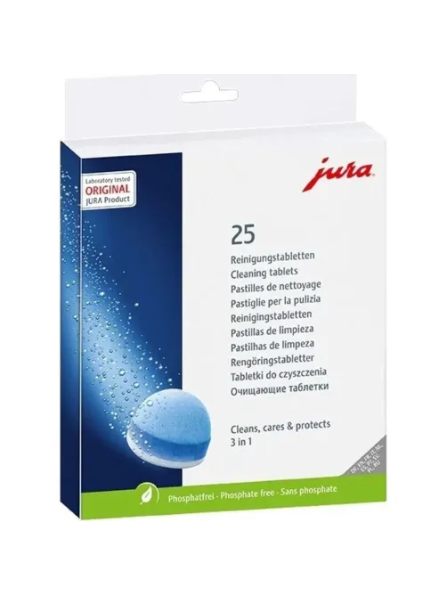 Таблетки JURA - 3-х фазовые очищающие, 25 шт./уп (25045)