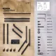 Стойка мобильная ONKRON TS 2081,TV 70-110,макс 120.5кг,чёрная