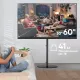 Стойка для телевизора Onkron с кронштейном 30-60, черная TS5060