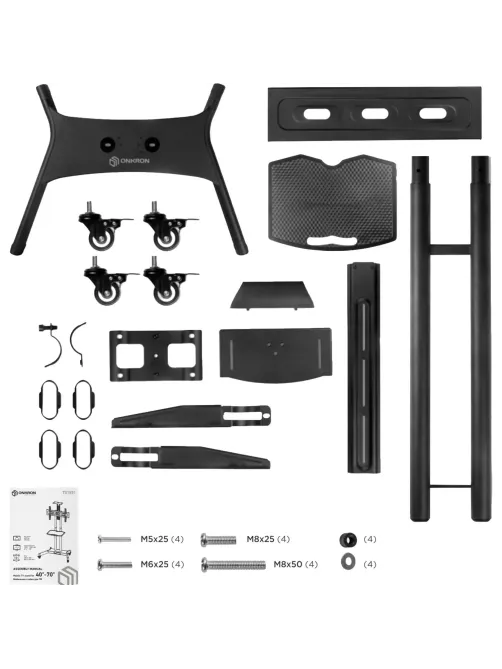 Стойка мобильная Onkron TS1551 чёрная