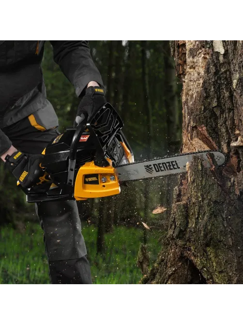 Пила цепная бензиновая DENZEL DGS-4516 (шина 40 см, 57 зв.) (95230)