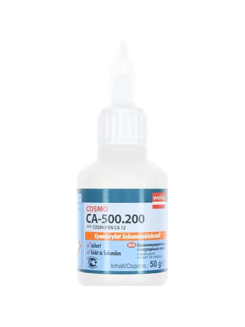 Клей цианоакрилатный секундный50гCOSMOCA-500.200(COSMOFEN CA 12)